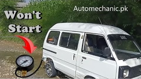 How To Start Suzuki Bolan After Running Out of Gas | Auto Mechanic | Urdu Hindi Tutorial