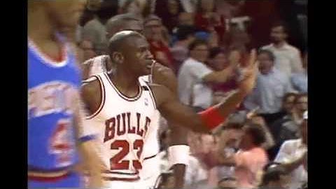 Michael Jordan Finishes Mind-Bending Layup Around Bill Laimbeer