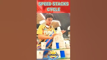 The Fast Speed in Sport Stacking in 6.00 Seconds! #cupstacking #fast #shorts