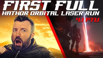 Hathor Orbital Laser First Full Run Through PTU 4.1 | Star Citizen OLP SPOILERS w/@Astro_Mani
