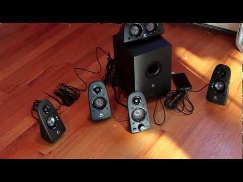 energi Korn Clancy Logitech Z506 Speakers Unboxing, Setup, Sound Test - YouTube