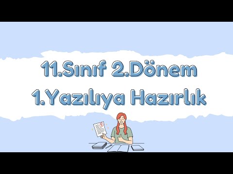 11.Sınıf Almanca 2.Dönem 1.Yazılıya Hazırlık (2022-2023) + Boş Sınav Örneği