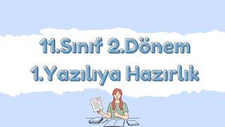 11.Sınıf Almanca 2.Dönem 1.Yazılıya Hazırlık (2022-2023) + Boş Sınav Örneği