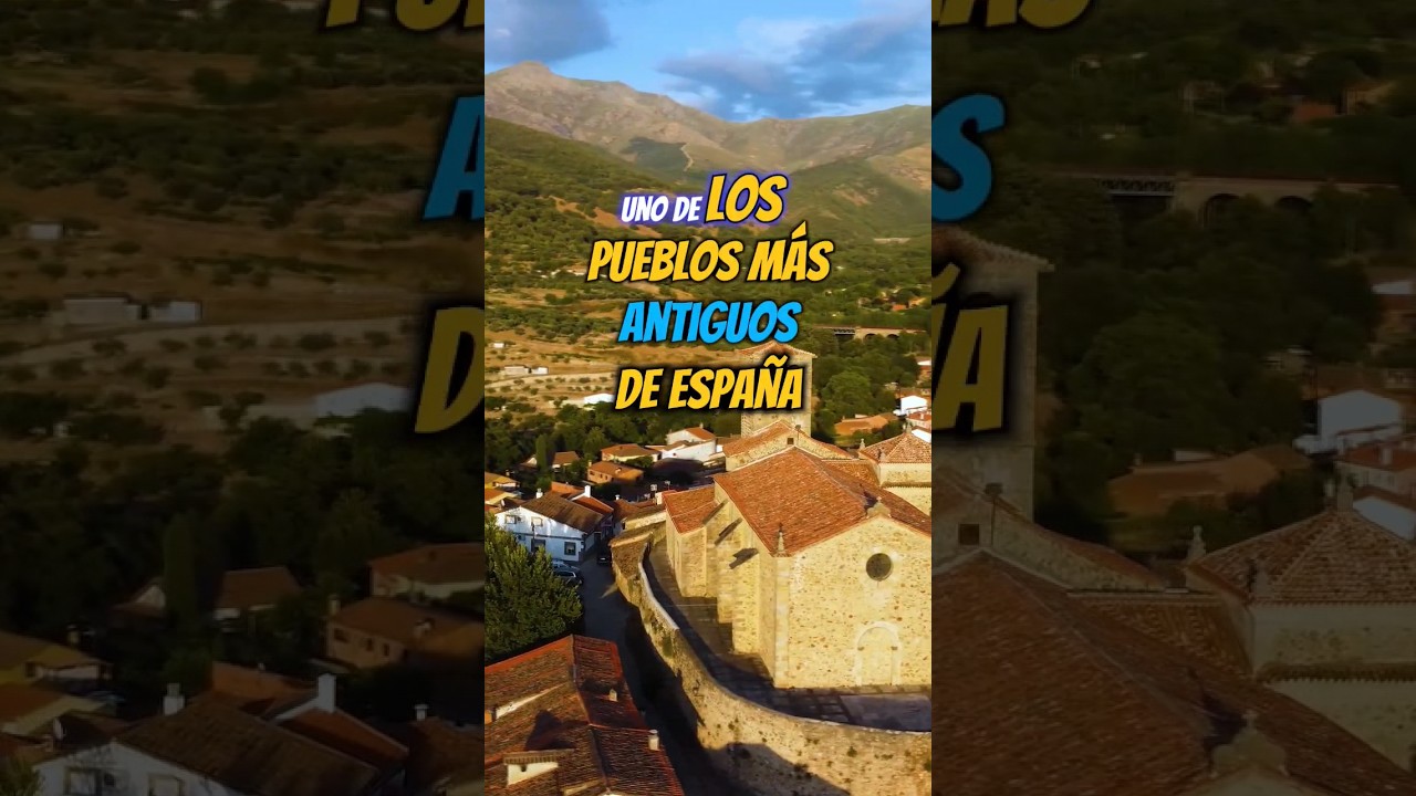 PUEBLO MAS ANTIGUO DE ESPAÑA 😱 #shorts #viajar #que #ver #hacer #caceres #Hervas #españa #antiguo