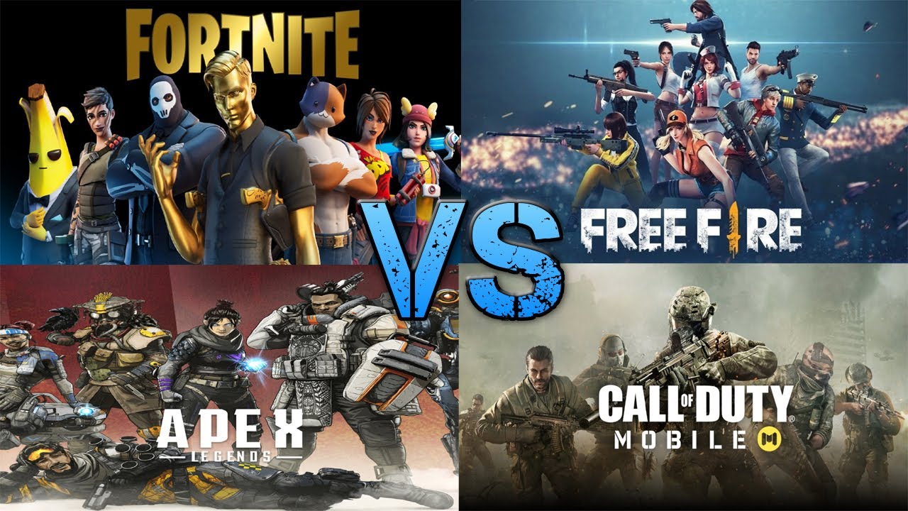 Fortnite Vs Free Fire Cod Mobile And Apex Legends Fight Which Game Is Better Steemit