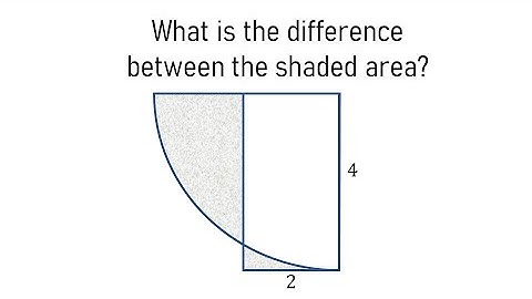 How to find the difference between the shaded area | Learn Math with Zain