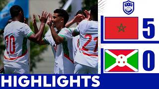 Maroc  Burundi 50 Rsum  Match Amical International 2026