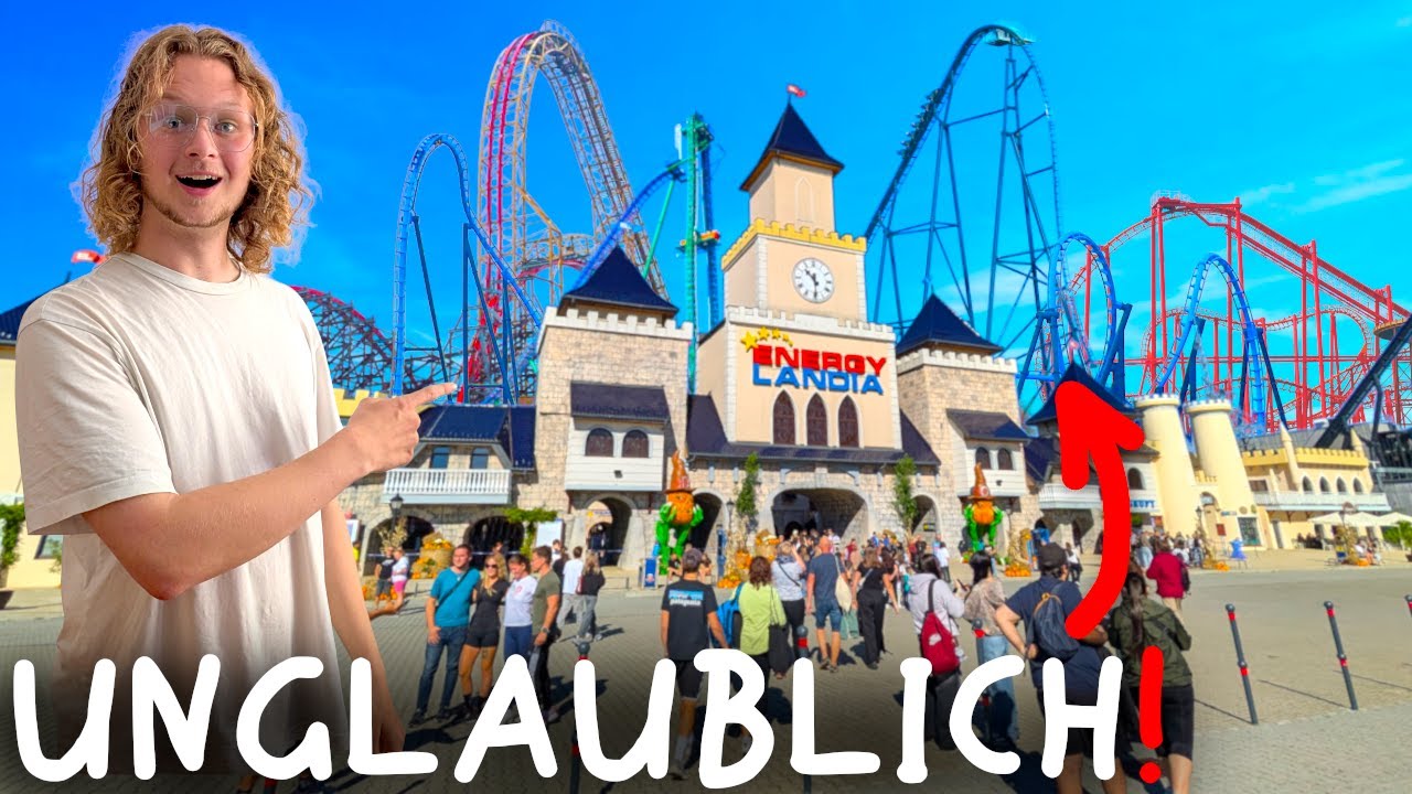 Im Freizeitpark mit den MEISTEN ACHTERBAHNEN auf der Welt!