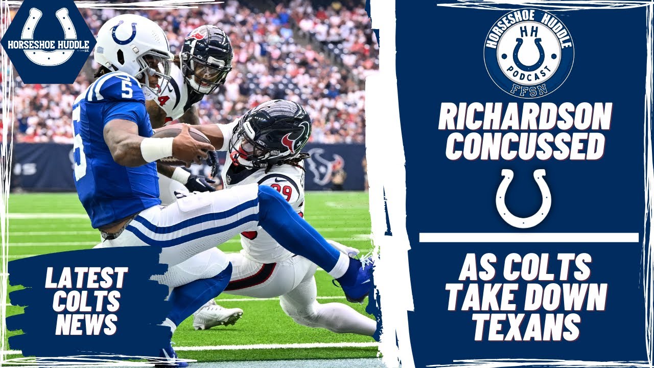 Anthony Richardson leaves with concussion in Colts 31-20 win