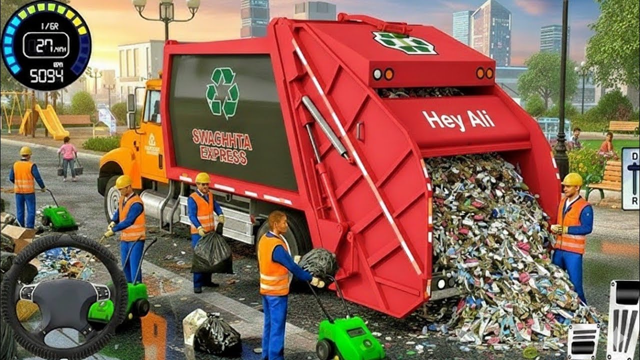 Лучший новый симулятор мусоровоза 2026 года | Мусоровоз 3D - геймплей на Android