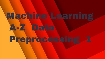 Machine Learning A-Z  Data Preprocessing  1