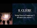 R. GLIÈRE _ String Octet in D major op. 5