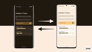 Automatically Change Your Device's Theme Based on the Surrounding's Light Level!