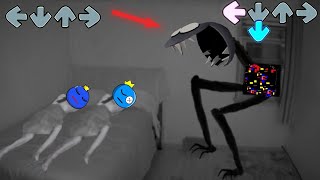 Ourple Became Pibby In House of Horror  FNF be Like   Rainbow Friends Animation