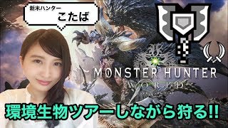 【MHW】モンハンワールド 環境生物ツアーしながら狩る！ MONSTER HUNTER