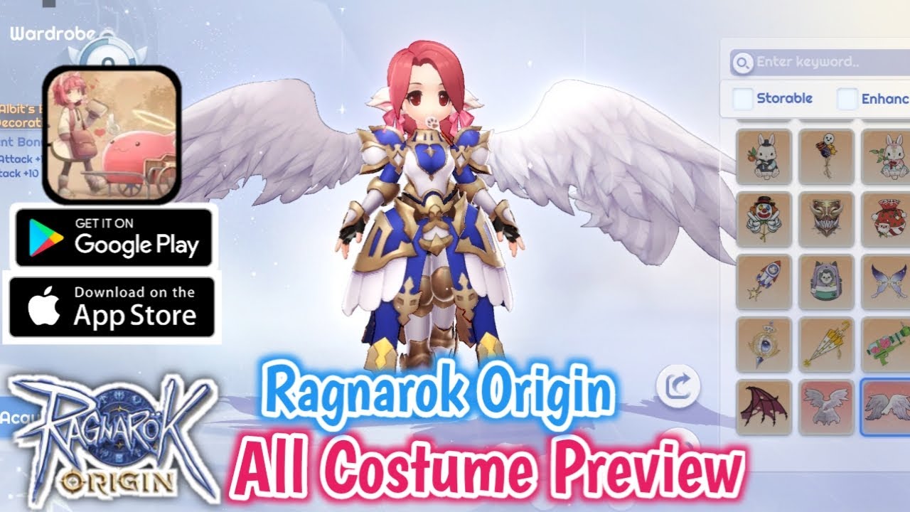 ro costume  2022 New  Ragnarok Origin NA - All Costume Preview | MMORPG Android/IOS