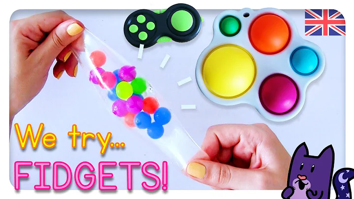 TESTING the most VIRAL FIDGET TOYS ⭐️Teacher's opinion about AMAZON fidgets🌈Gato Rainbow & Gata Moon