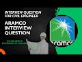 Interview Question For Civil Engineer  | Aramco Interview Question | QC interview  Question &amp; Answer