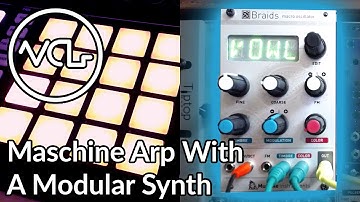 Maschine Studio Arpeggiator With A Eurorack Modular Synthesizer