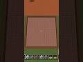 Minecraft Polished Granite Spruce Plank Frame Floor Design 🪟 #shorts