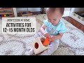 MONTESSORI AT HOME: Activities for Babies 12-15 Months