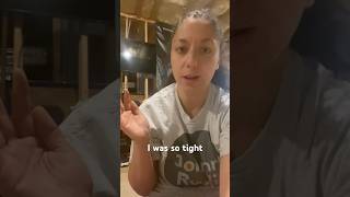 Guilty for stretching #funny #cleanliving #momlife #workout #stretch