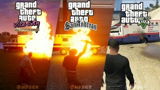 Evolution of 'ambulance truck vs Fire grenade' in GTA Games! by NFS GT 61 views 5 months ago 1 minute, 2 seconds