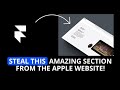 How to redesign a section of the Apple Website || Framer Tutorial
