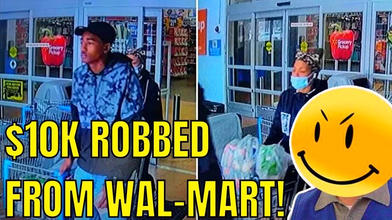 SHADY COUPLE ROBS WalMart Store of 10K in MERCH, CASH With SCHEME in