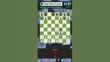 #137 Daily Chess Puzzle [mate in 1 move] Checkmate