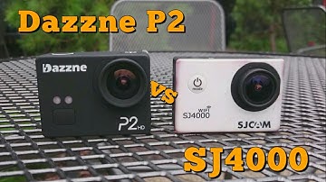 Dazzne P2 vs SJ4000 - quick review and sample videos