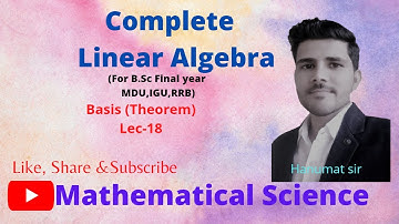 S={v1,v2..vn}is a basis of  V(F) iff each element of V can be uniquely expressed as elements of S