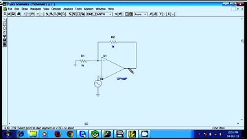 Non Inverting Amplifier Design in PSpice Schematics