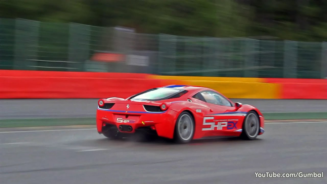 Ferrari 458 Challenge , RACING Sounds on the Track!!