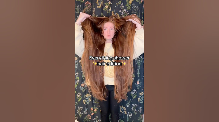 An everything hair shower 💙💙 #haircare #longhair