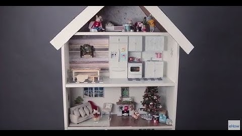 Turn a Bookshelf into a Dollhouse