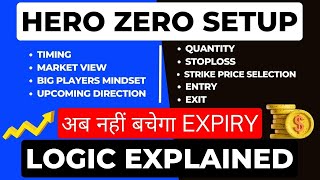 ULTIMATE HERO ZERO SETUP GUIDE : Pro Strategies & Tips! (2023) Nifty Banknifty Hero zero strategy