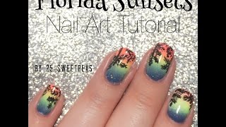 sunset nail tutorial