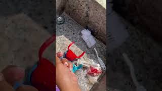 Baby Water Bottle Cleaning Routine | Daily Hygiene Tips for Moms #babycare #momlife #shorts