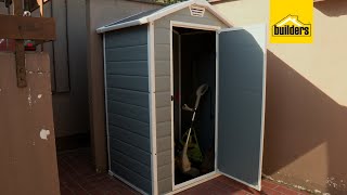 Gemakkelijk Geweldige eik Afrikaanse How to Assemble a Keter Manor Shed - YouTube