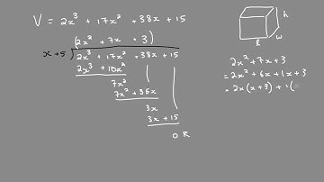 Factoring Polynomials: Solving a Volume Word Problem