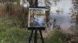 Пленэр сухой пастелью Plein air soft pastel #pleinair #пленэрпастелью #пленэр #sennelier