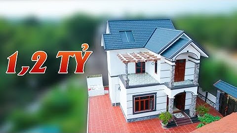 Mẫu Biệt Thự 2 Tầng Đẹp Hiện Đại Trị Giá 1,2 Tỷ Tại Lập Thạch, Vĩnh Phúc | Kiến Trúc Kisato