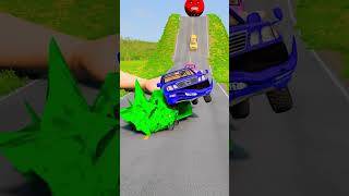 Big & Small Cars vs Giant Hand Slap - BeamNG.drive