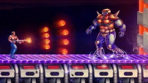 Contra - Energy Zone Boss Remastered - Time Lapse Speed Art