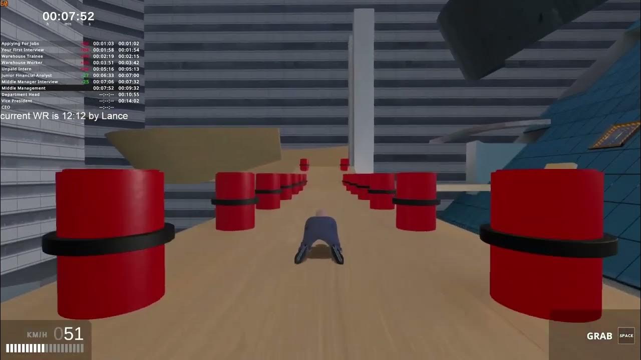 Get to work speedrun 13 08 glitchless youtube