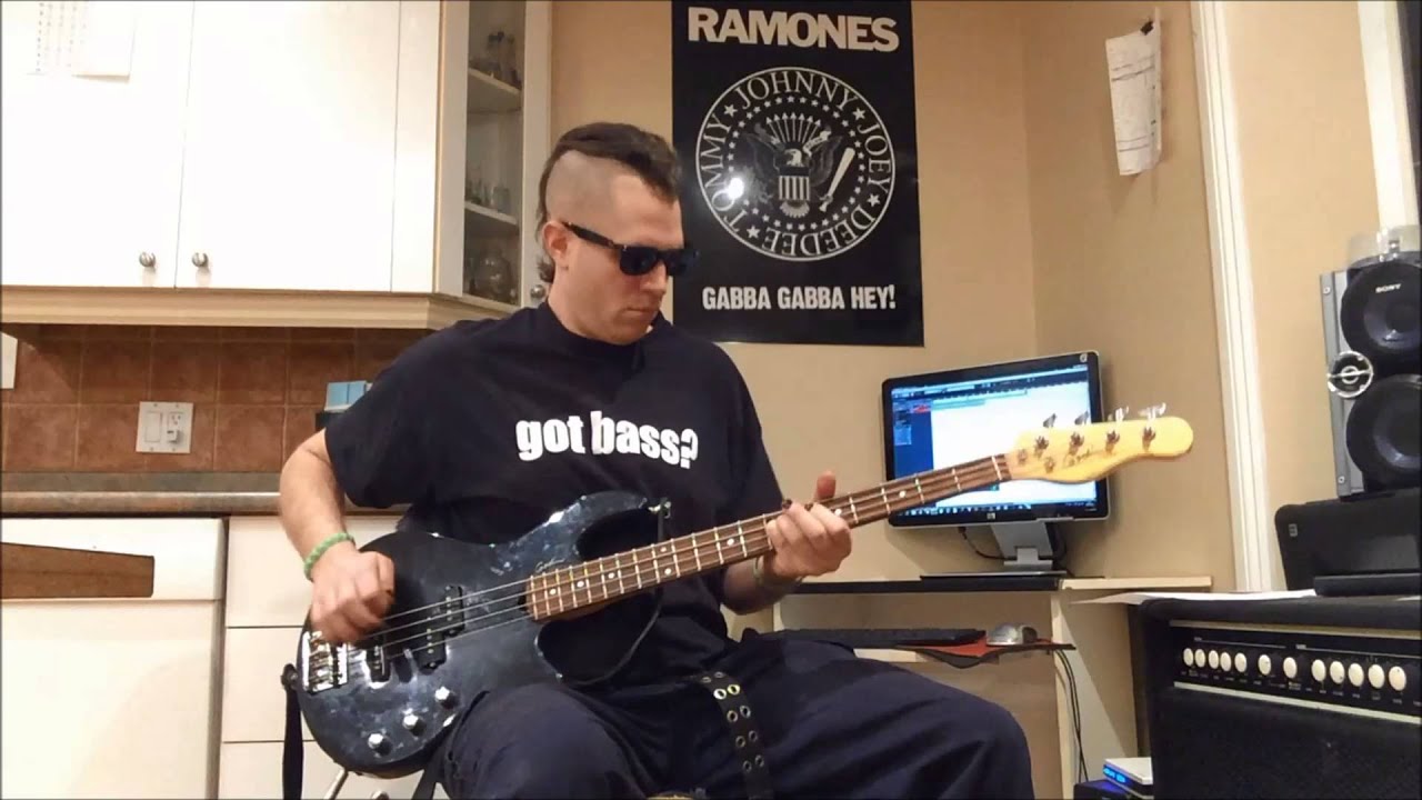 Paramore When it Rains bass cover YouTube