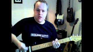 David Gilmour - Guitar tutorial, sustain