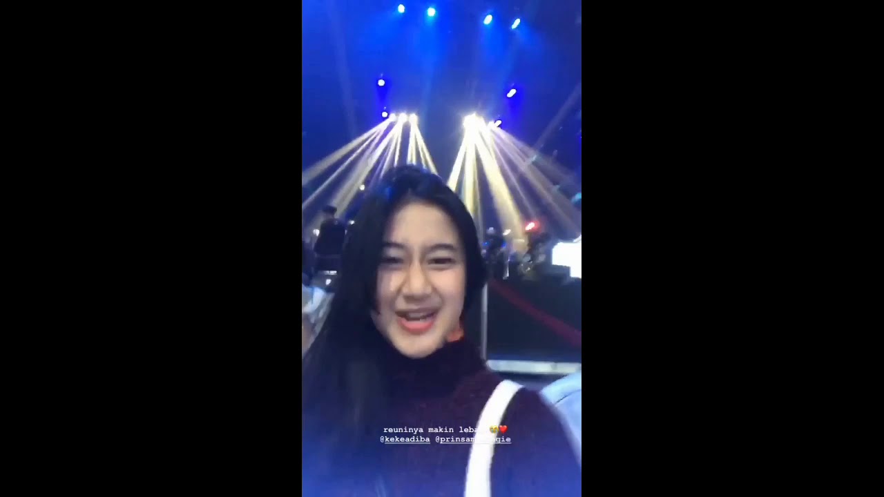Keisya dan samuel idol nonton bareng live indonesian idol 