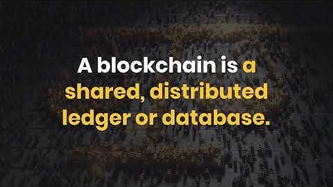Whats is a blockchain? Blockchain explained in 30 seconds